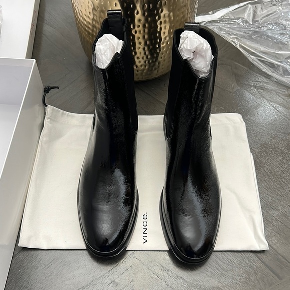 VINCE Cecyl Patent Ankle Boot - Picture 3 of 13